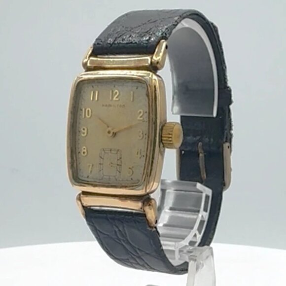 Hamilton Other - Vintage Hamilton Brandon v2 Men's Mechanical Wristwatch 980 USA 10k Gold Filled